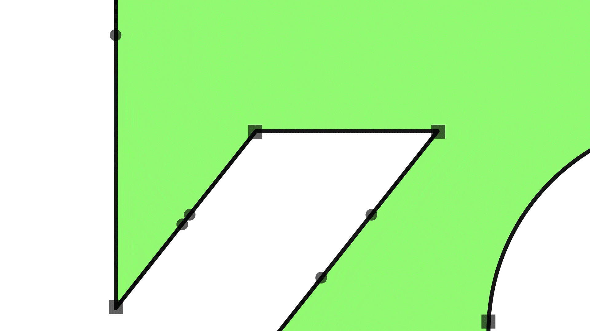 크몽 로고 변화와 관련한 패스툴 gif