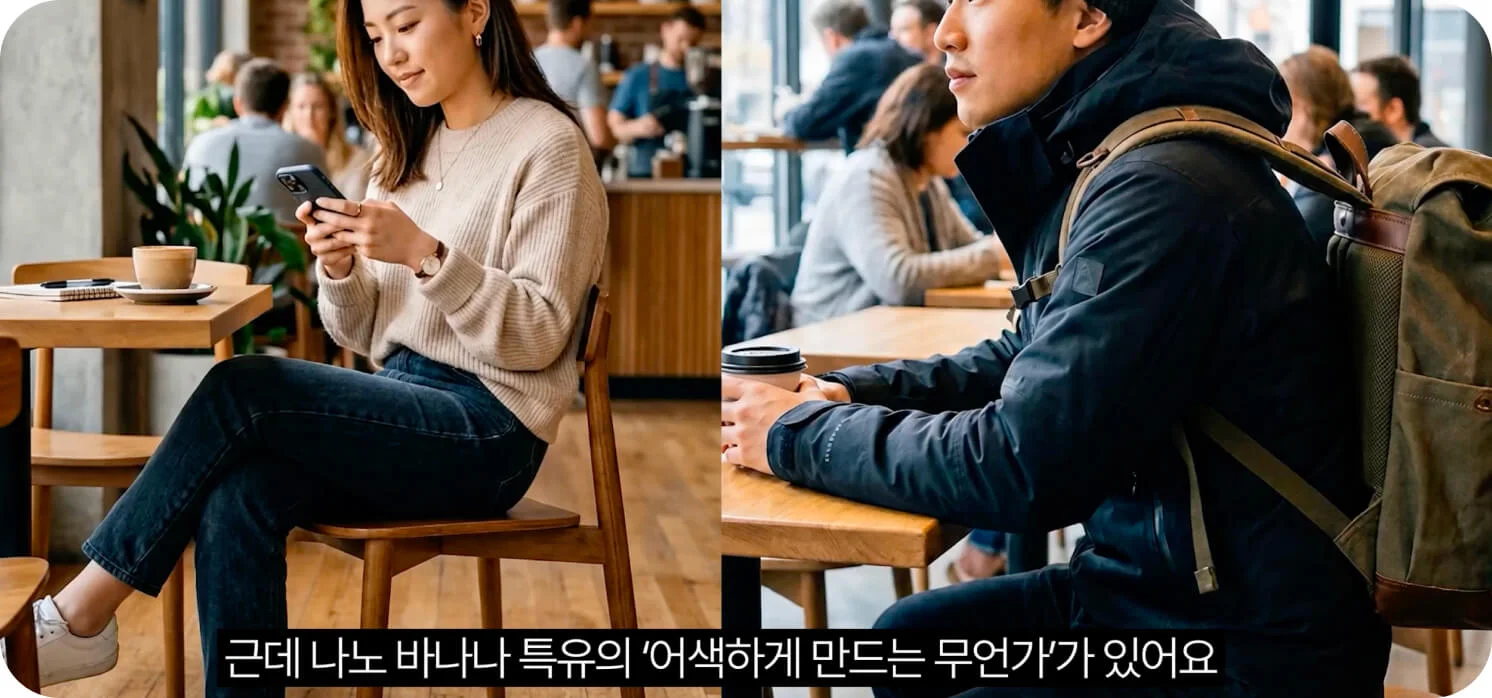 어색한 AI 영상의 특징 — 쉽게 만들면 생기는 부자연스러움 (크몽 브랜드 영상 일급비밀 AI 영상 편 스크린샷)