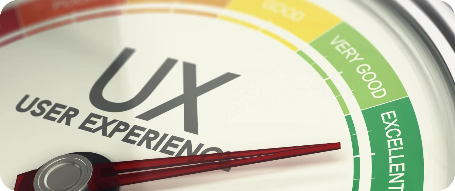 Useer Experience(UX)의 단계가 나쁜지 좋은지 척도를 가늠하는 이미지