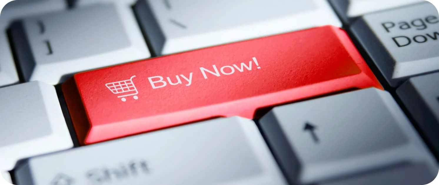 키보드에 Buy Now!라고 적혀있는, 고객에게 구매를 유도하는 추상적인 이미지