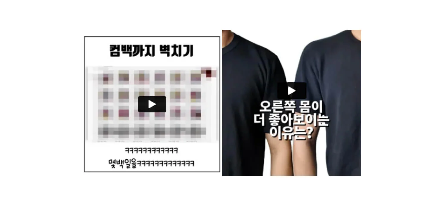 숏폼의 유형