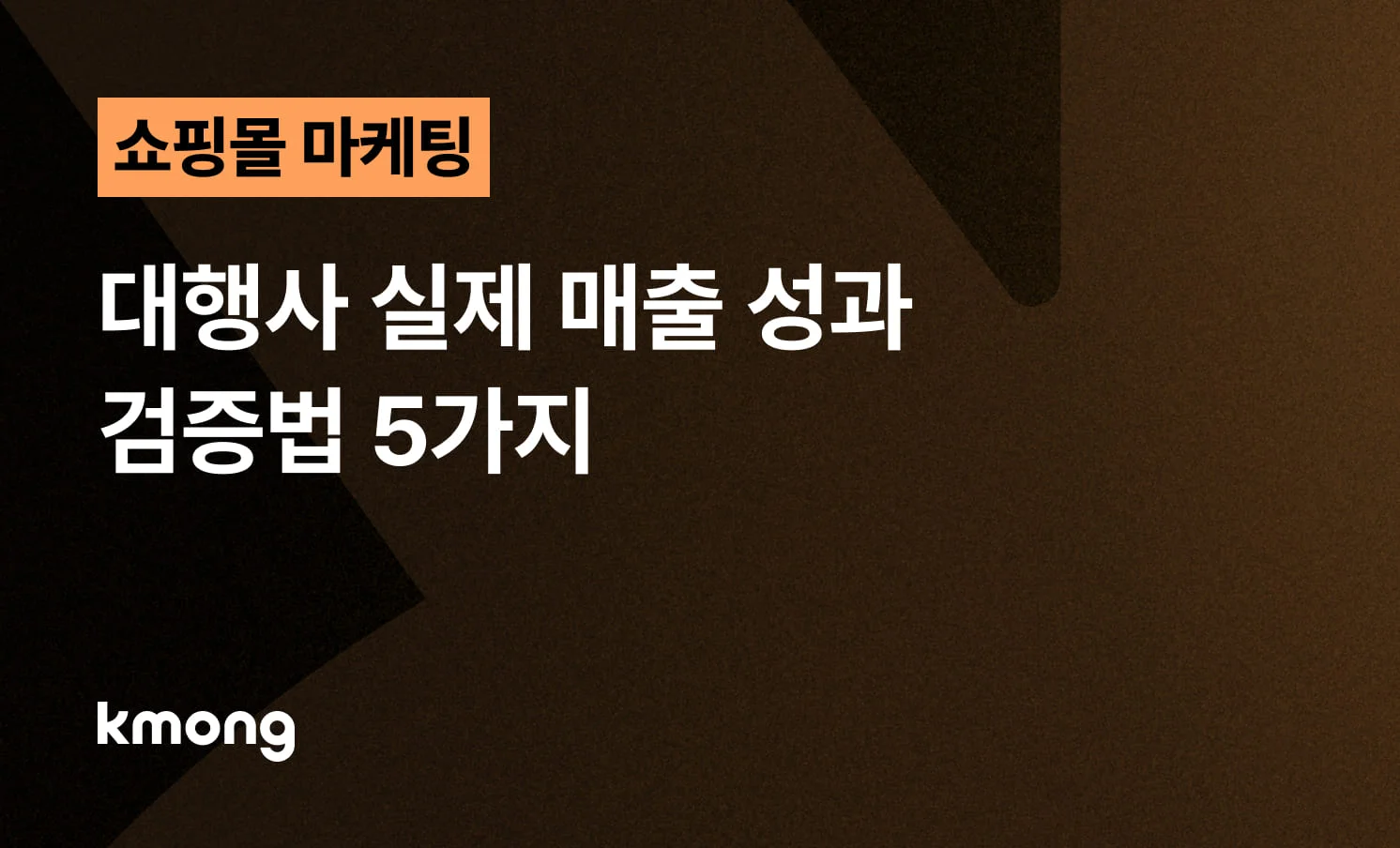 쇼핑몰 마케팅 대행사의 실제 매출 성과를 검증하고 광고 효율 뒤에 숨겨진 순수익을 분석하는 법 가이드 썸네일