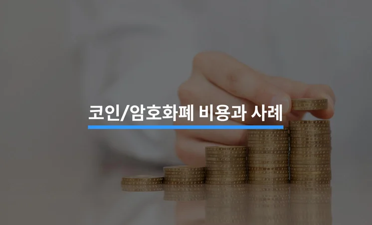 코인/암호화폐 비용과 사례