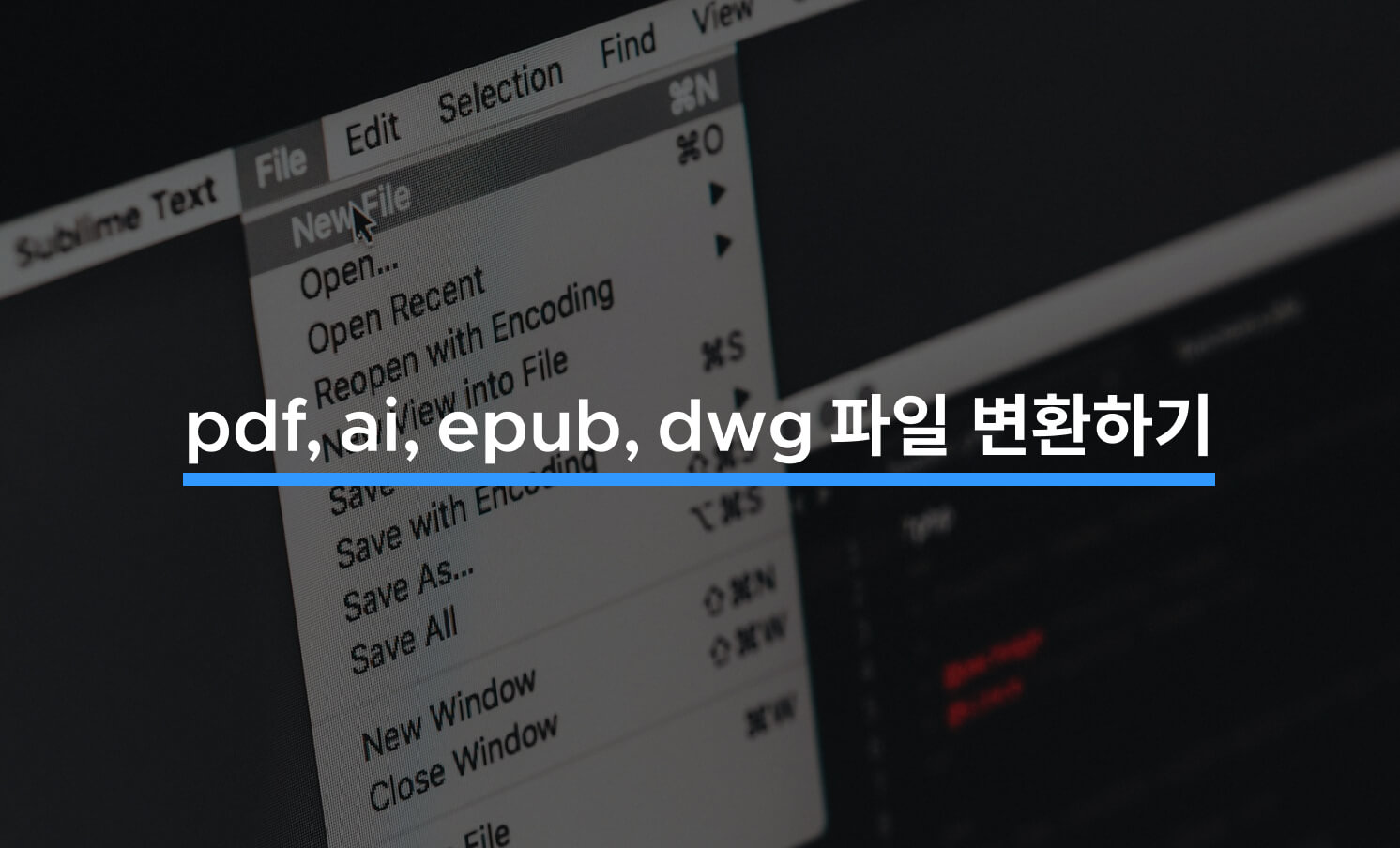 pdf, ai, epub, dwg 확장자의 특징과 파일변환이 필요한 이유