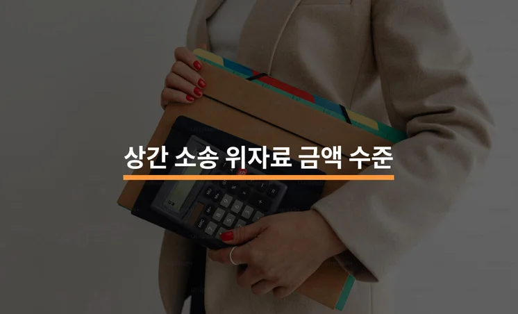 상간 소송 위자료 금액 수준은?