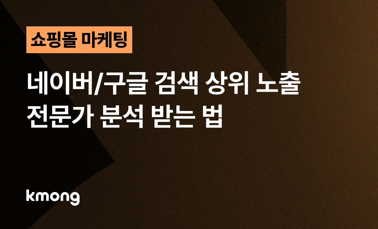 네이버와 구글 검색 상위 노출을 위한 온라인 쇼핑몰 SEO 최적화 전략 및 전문가 진단 리포트 활용법 가이드 썸네일