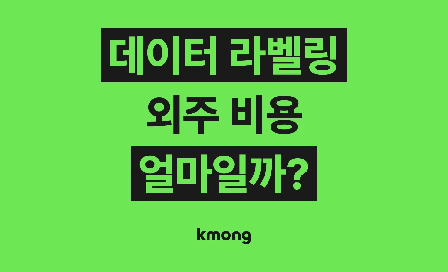 데이터 라벨링(데이터가공,크롤링,데이터분석,AI) 외주 비용은 얼마일까?