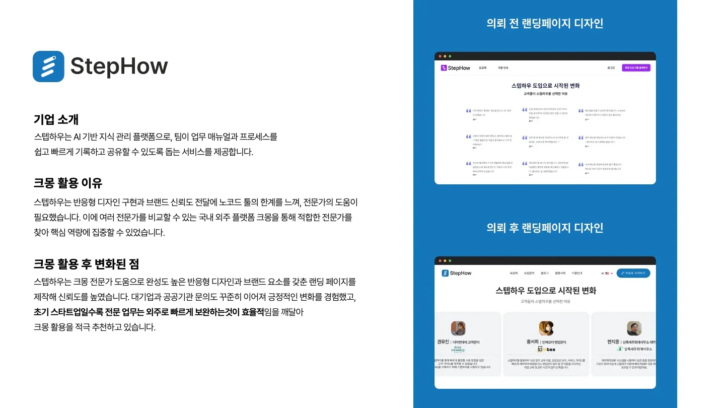 고객 인터뷰 세션1 - stephow