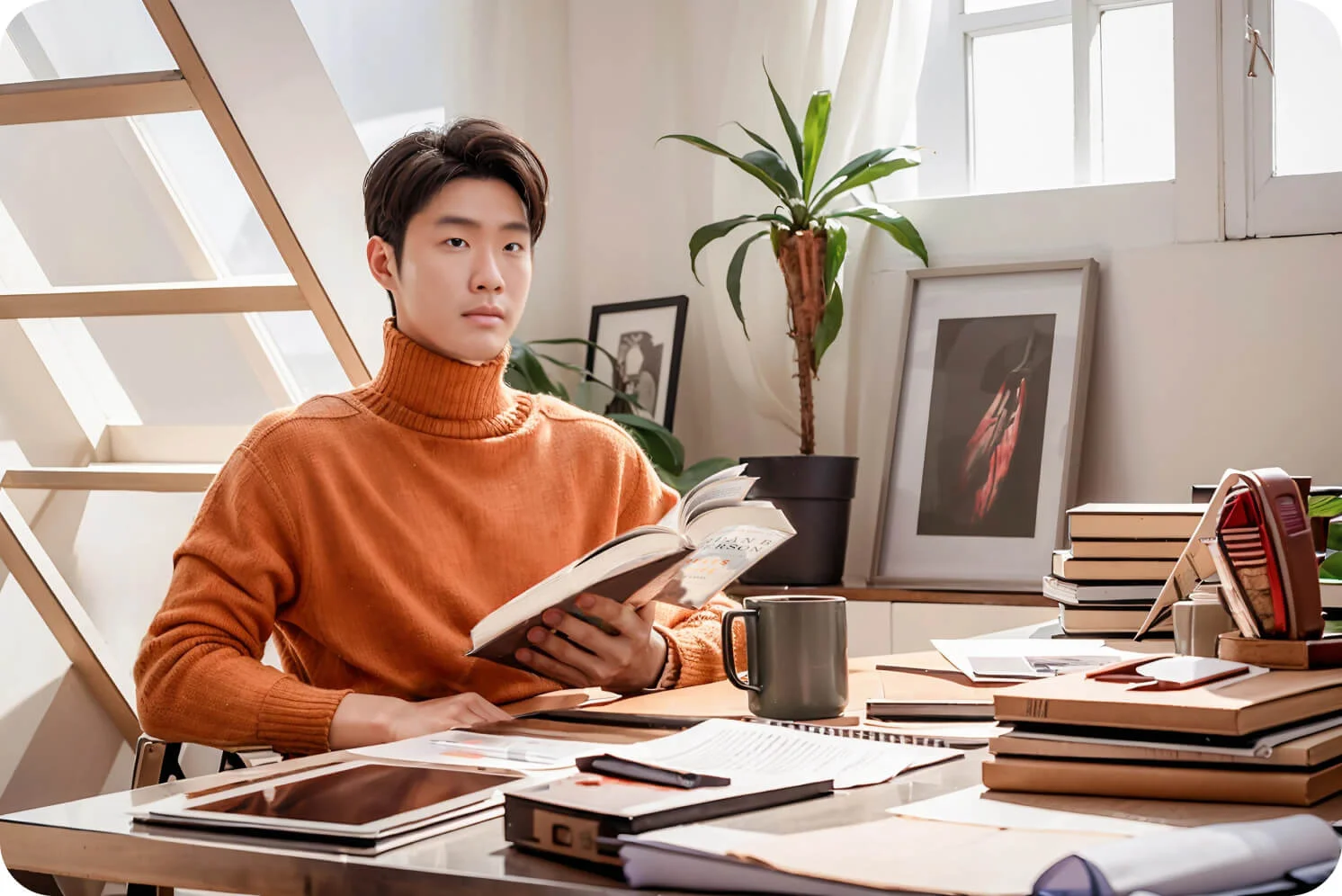 (*실제 크몽 전문가 ''AI전문바인유노'의 서비스로 제작한 AI프로필 사진입니다)