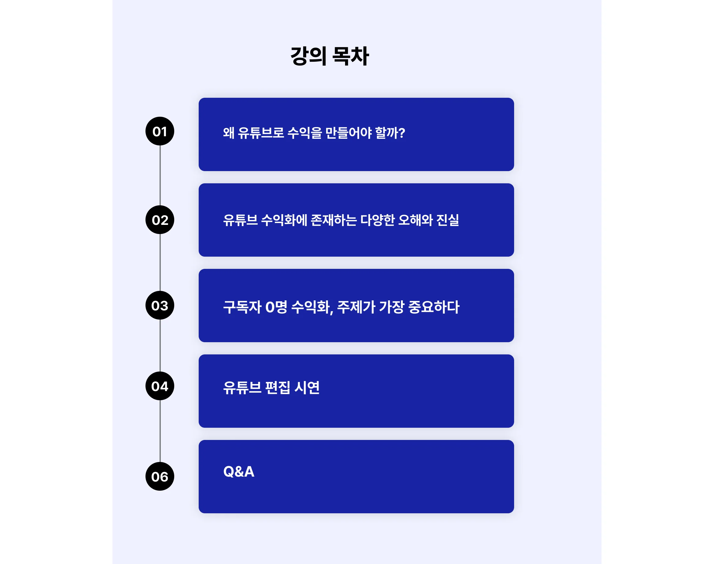 플팩 대출력 무료특강 목차