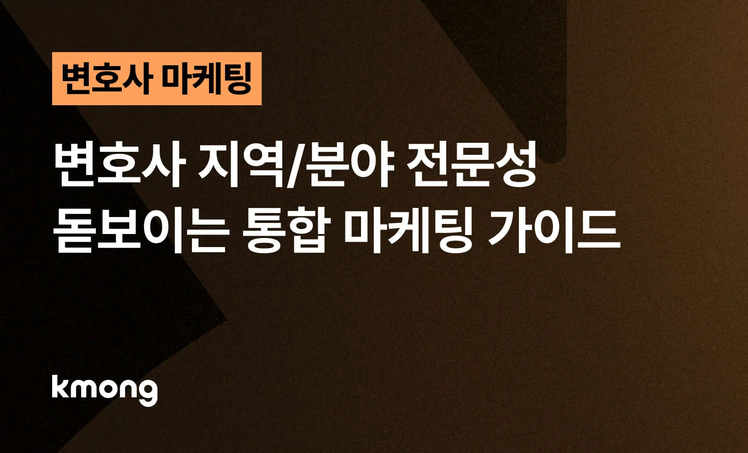 <변호사 지역/분야 전문성 돋보이는 통합 마케팅 가이드> 콘텐츠 썸네일 이미지