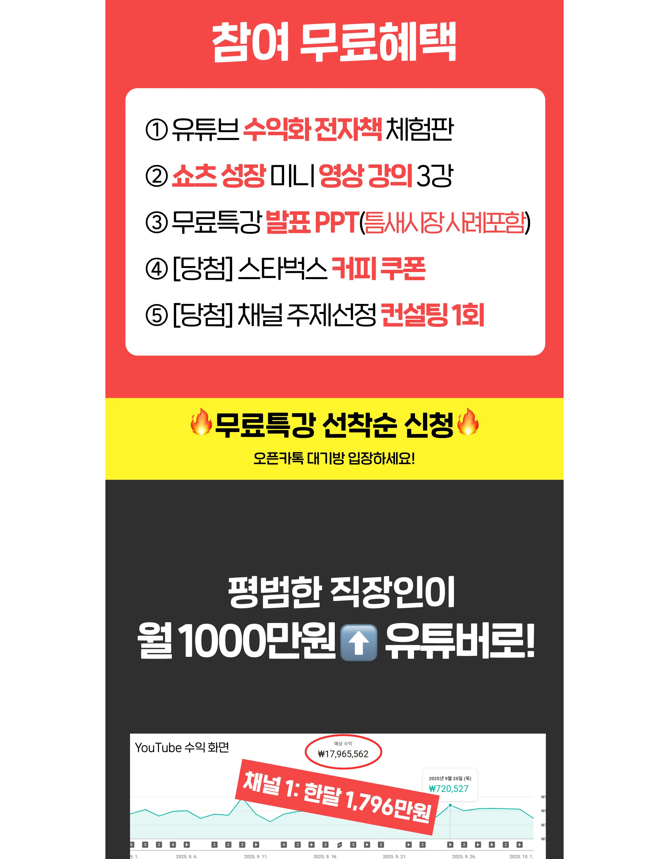달플아카데미 선착순 무료특강 월 1000만원 유튜브 쇼츠 수익화 비법