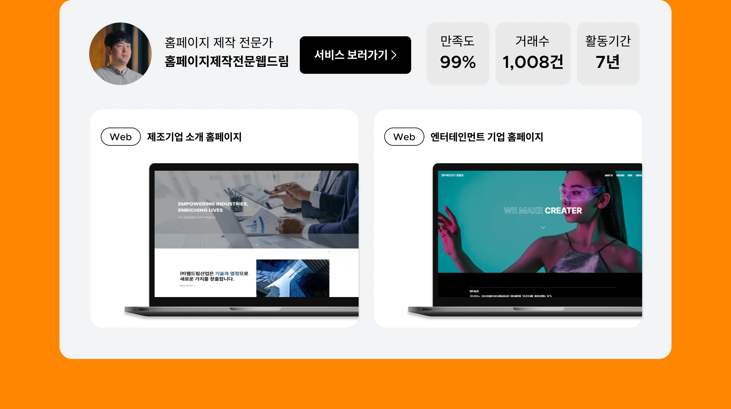 30% 싸게, 4배 빠르게 완성 템플릿 홈페이지・카페24 쇼핑몰 제작 특가전