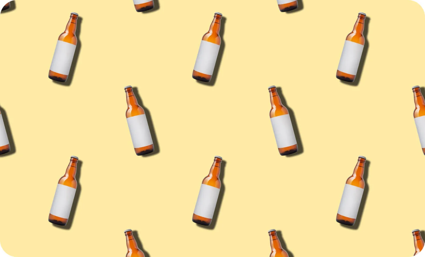 맥주병 라벨 예시 이미지