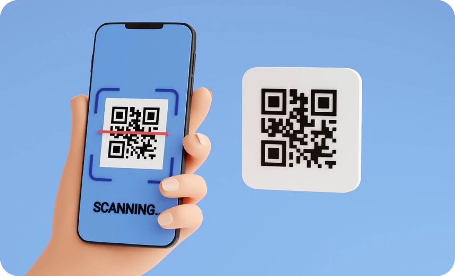 QR 스캔과 관련된 이미지