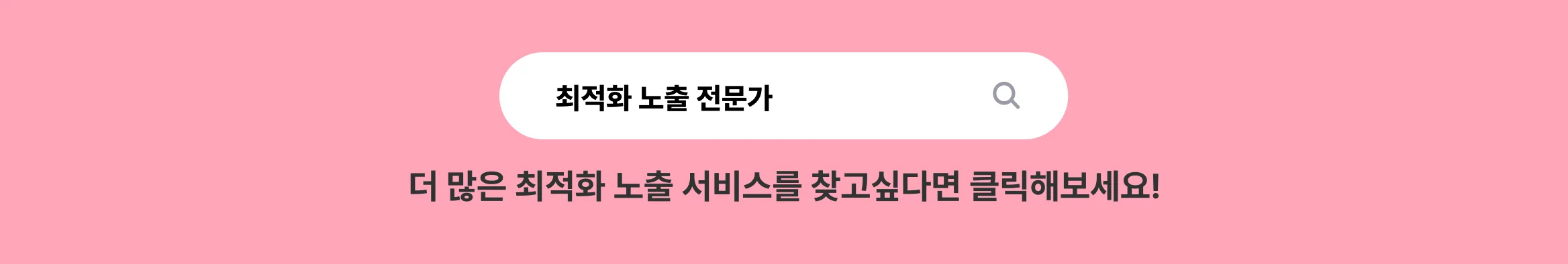최적화 노출 전문가 찾기