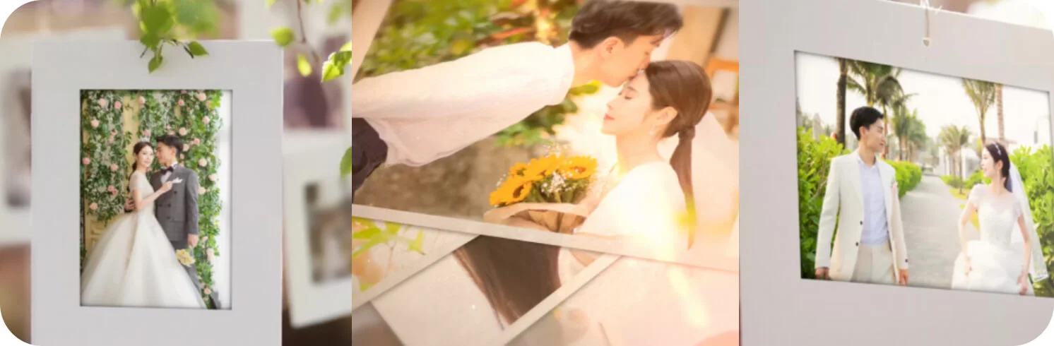 예식 식전 영상 준비