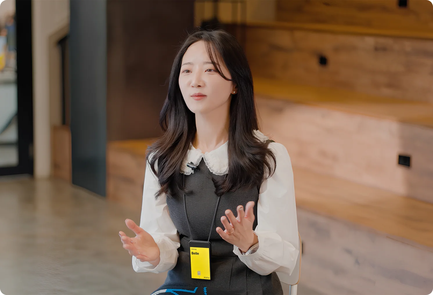 크몽 운영기획팀 이혜원님의 인터뷰 중 한 장면