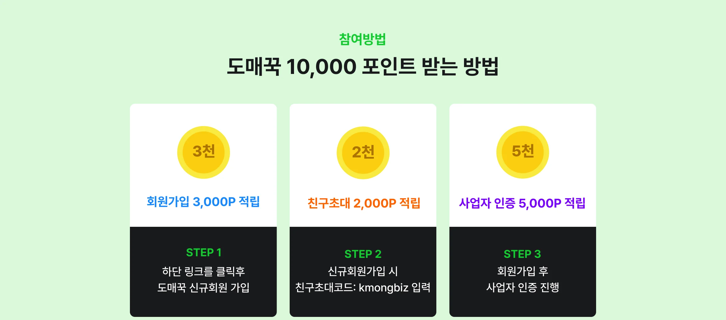 크몽x도매꾹 1만P 받고 도매꾹 시작!