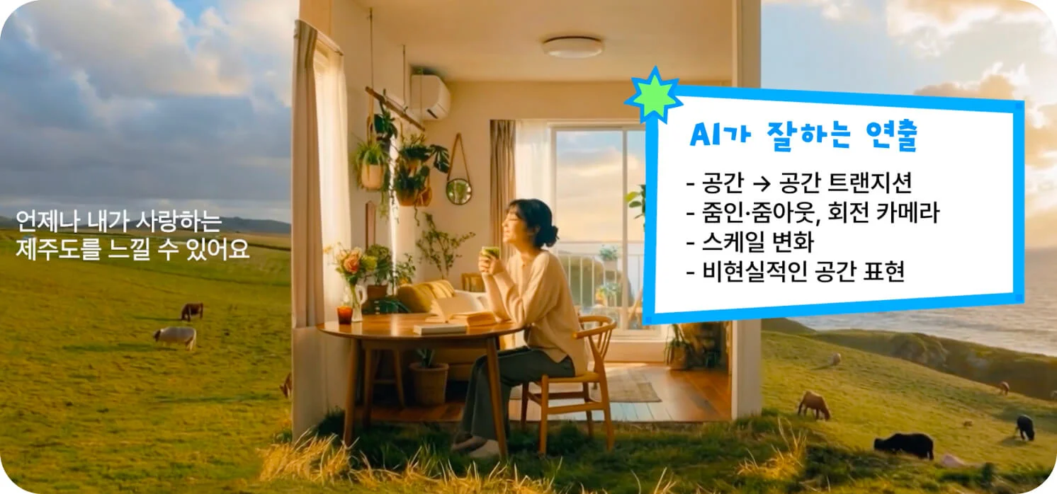 AI 영상으로 가능한 것 vs 어려운 것 — 외주 전 알아야 할 AI 영상 제작 범위 (크몽 브랜드 영상 일급비밀 AI 영상 편 스크린샷)