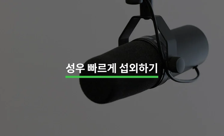 내레이션 성우 필요할 때 빠르게 구하는 방법