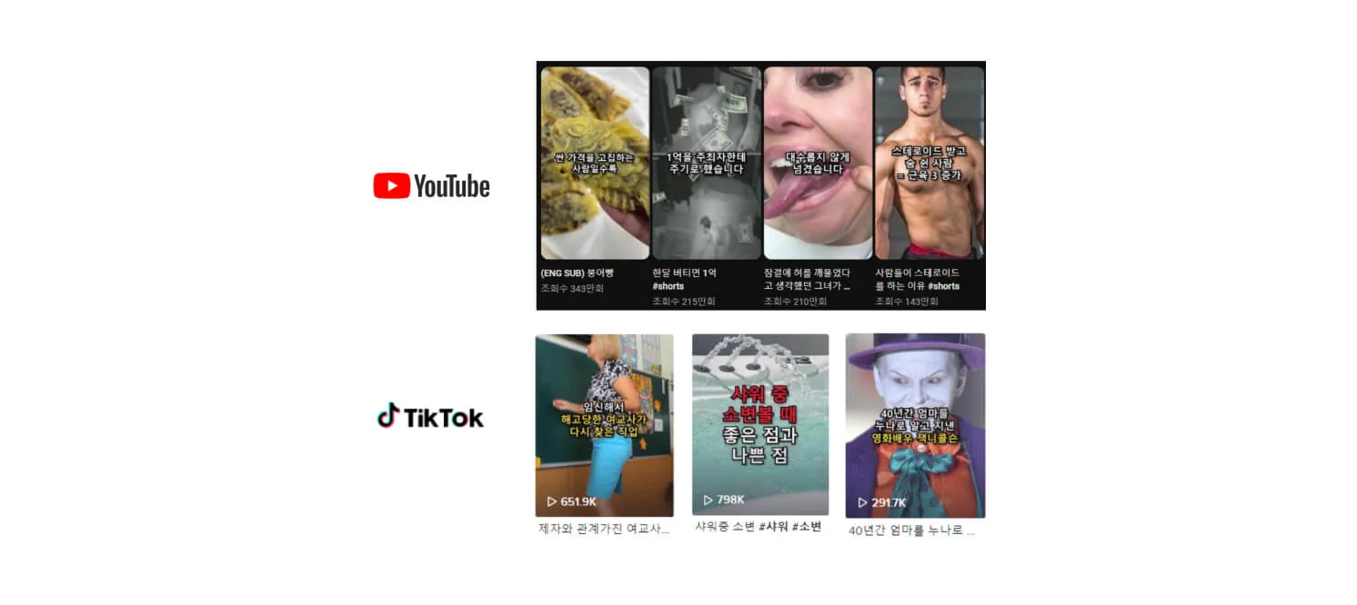 틱톡 유튜브