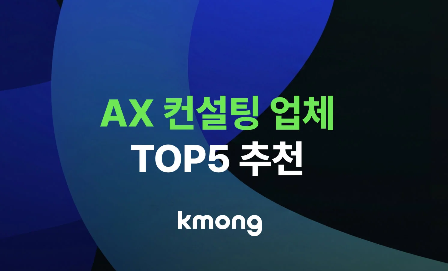 AX 컨설팅업체 대한민국 대표 5곳을 추천하는 글임을 알리는 썸네일 