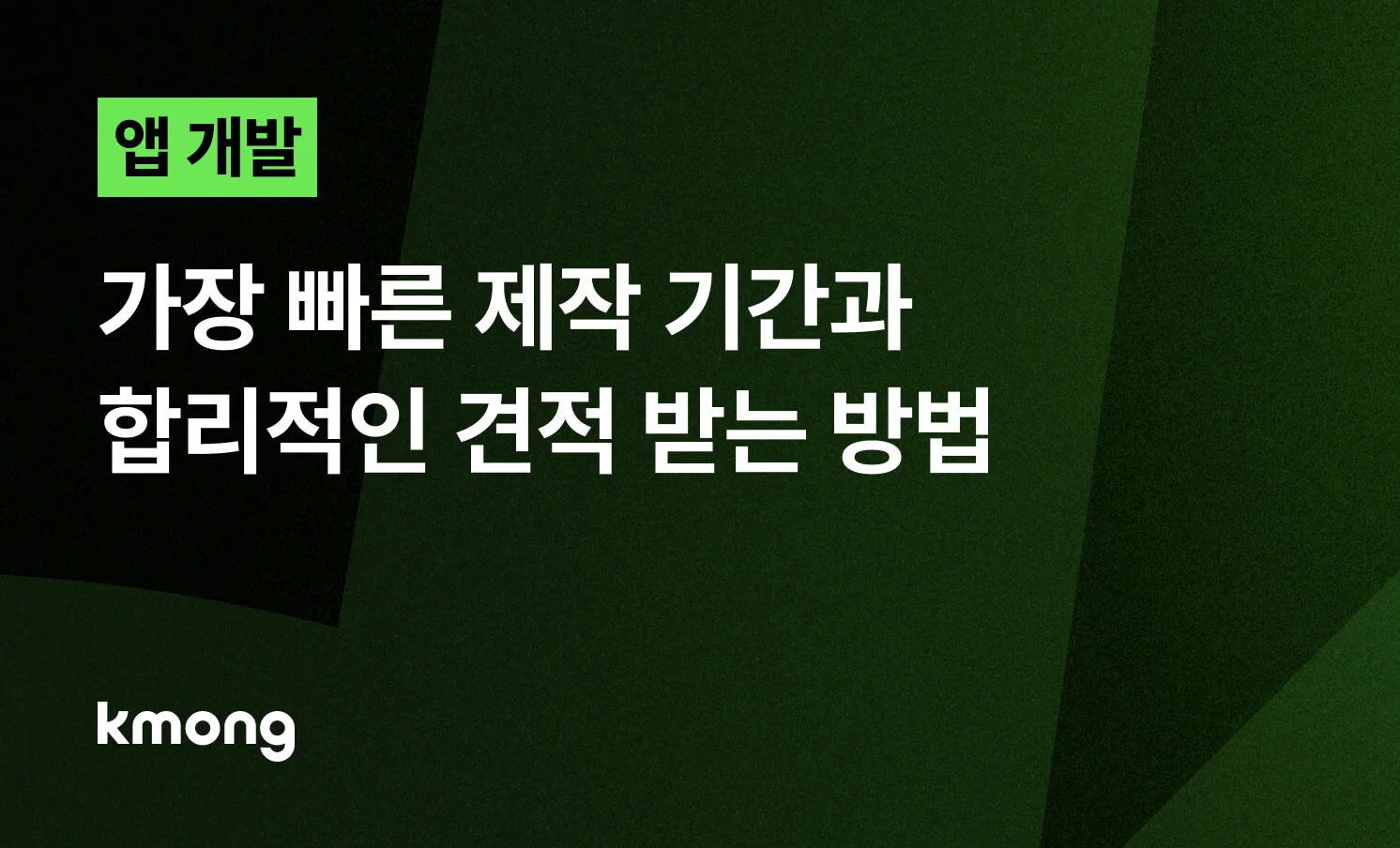 <앱 개발, 가장 빠른 제작 기간과 합리적인 견적 받는 방법> 콘텐츠 썸네일