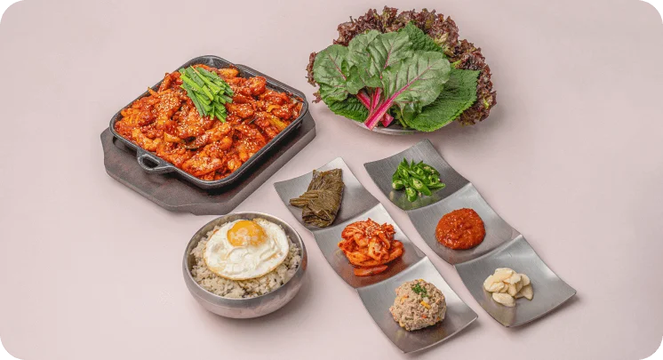 채육식당 음식 사진