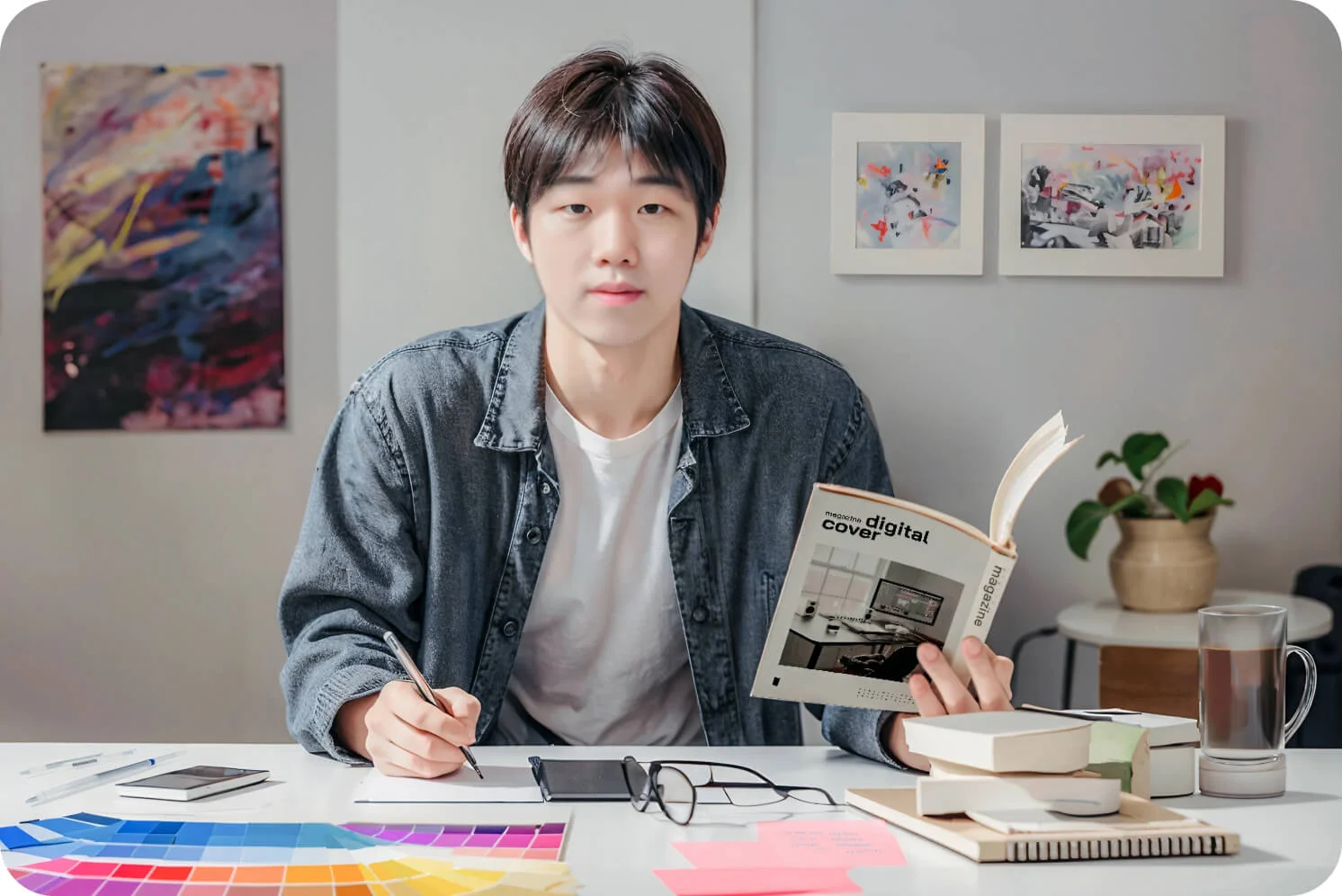 (*실제 크몽 전문가 ''AI전문바인유노'의 서비스로 제작한 AI프로필 사진입니다)