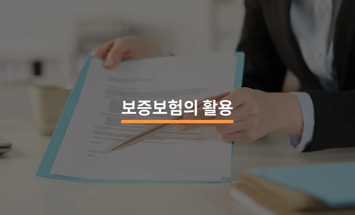 연대보증의 대안; 보증보험의 활용에 대한 썸네일 이미지