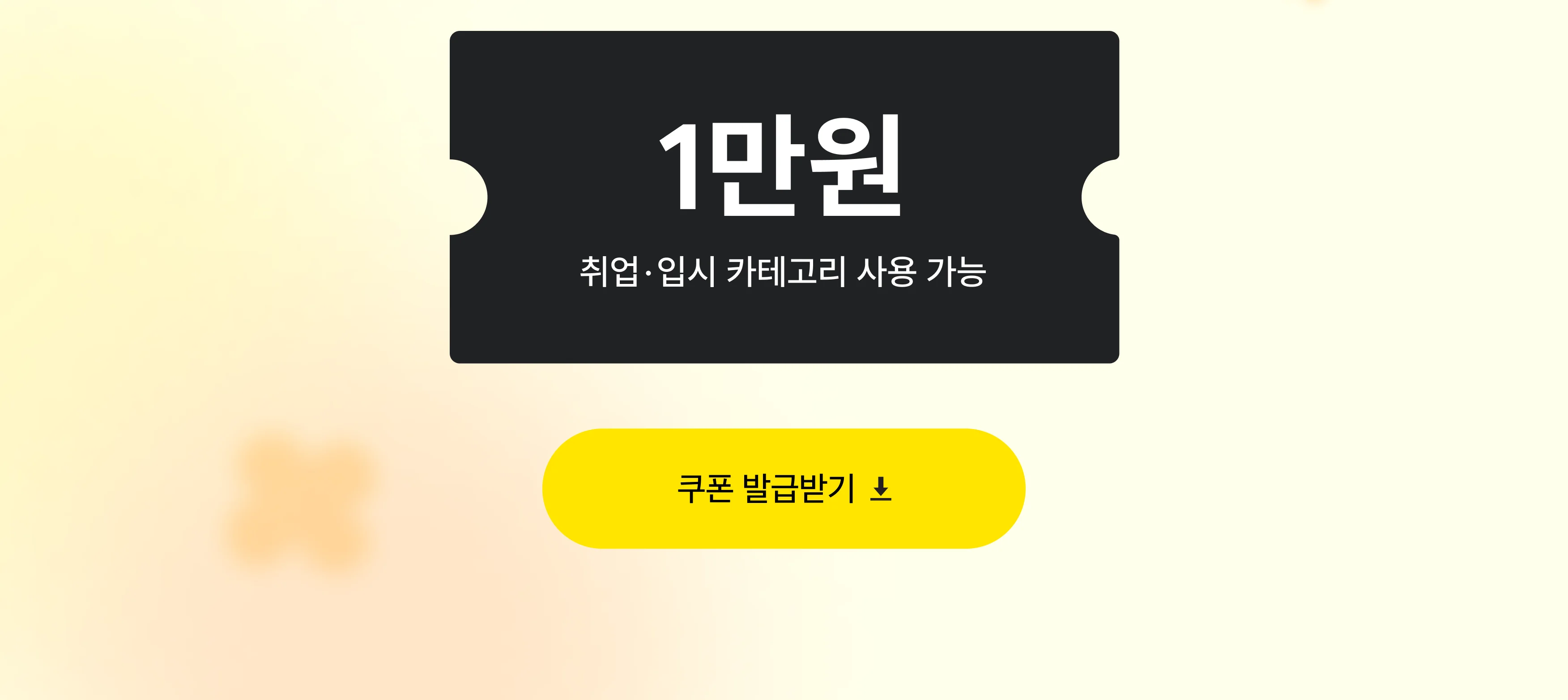 취업 쿠폰, 할인 쿠폰