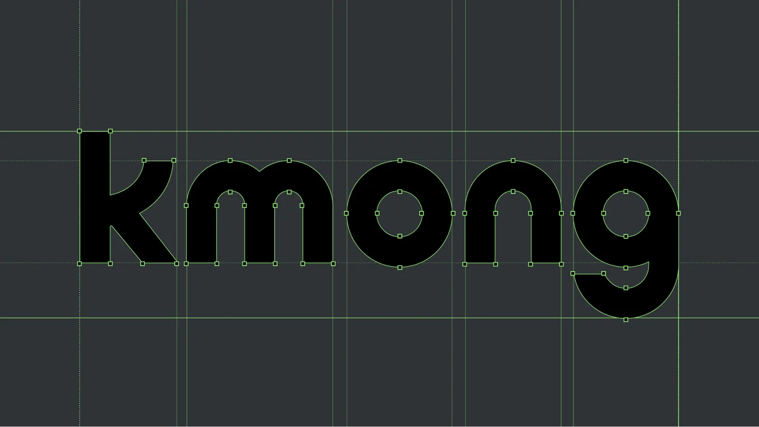 크몽 로고를 해체한 이미지 