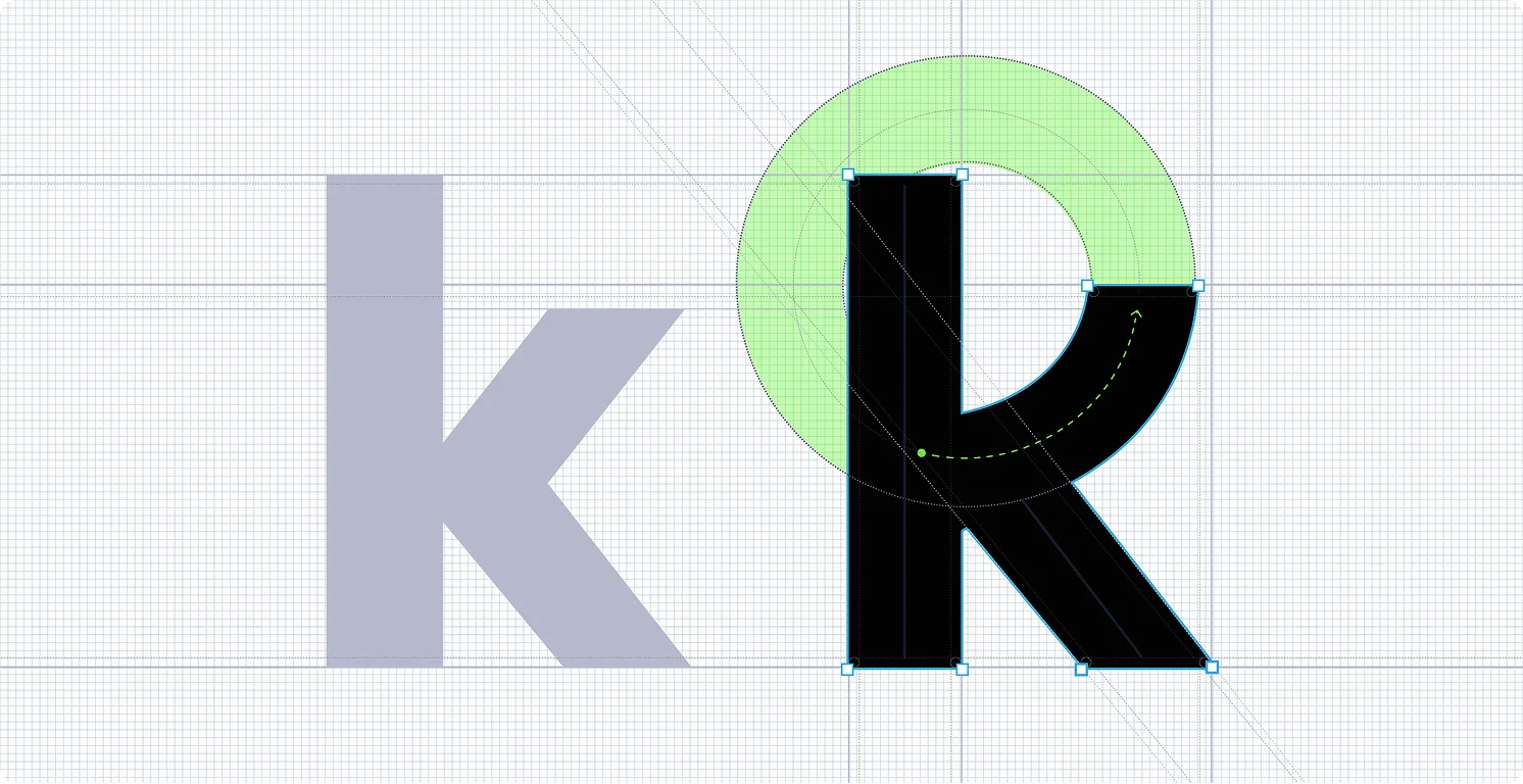 크몽의 라운드 형태를 상징함 