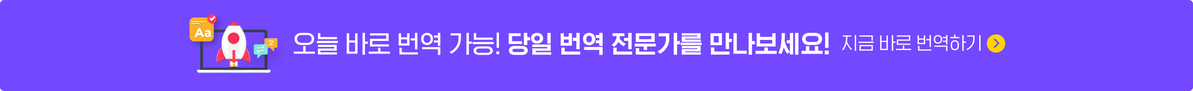 당일 번역 서비스