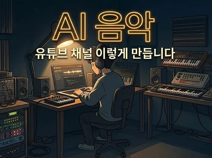AI 음악 유튜브 채널 이렇게 만듭니다
