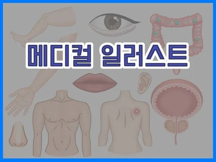 깔끔한 고퀄리티의 메디컬 일러스트를 그려 드립니다.