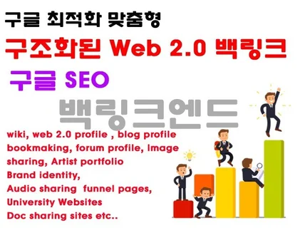 백링크  구글 SEO 최적화 Web2.0 백링크