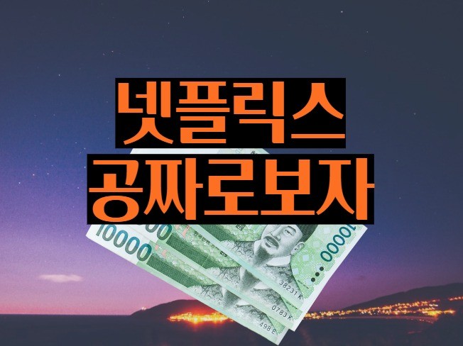 넷플릭스 무료시청하고 소액벌기 드립니다. | 10000원부터 시작 가능한 총 평점 4점의 전자책, 라이프 전자책 서비스 | 프리랜서마켓  No. 1 크몽