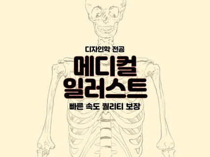 메디컬 일러스트 빠르고 깔끔하게 작업 해드립니다.