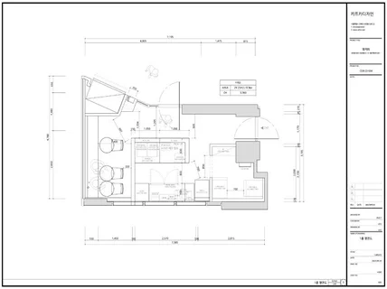 실측도/평면도/천정도/입면도 그립니다.인테리어 회사운영