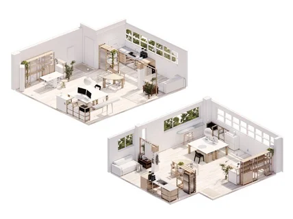 공간디자인 / 브랜딩 / 3D시안/ 팝업디자인 설계