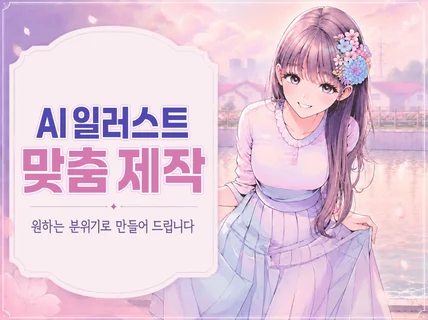 AI 일러스트/이미지 맞춤 제작 및 리터칭해드립니다