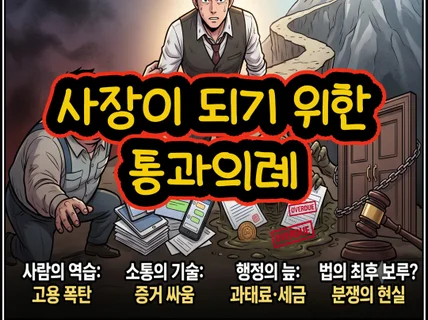 사업자는 절대 피할 수 없는  통과의례