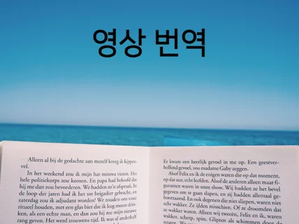 한영 영한 영상 번역, 정확한 번역으로 도와 드립니다.