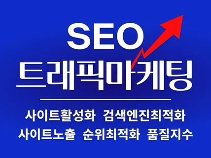 트래픽 마케팅 SEO 랭크 최적화 방문자 지도 웹사이트