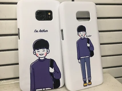 아이엠 캐리커쳐 귀여운 일러스트를 그려 드립니다.