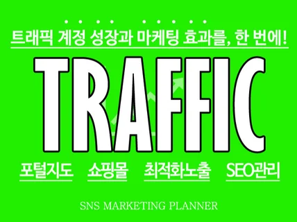 트래픽 실제방문자 사이트최적화 l SEO 지도 웹사이트