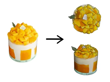 이미지 사진 기반 제품 소품 가구 3D 스케치업 모델링