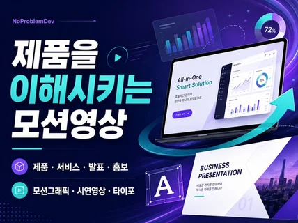 제품을 이해시키는 모션영상